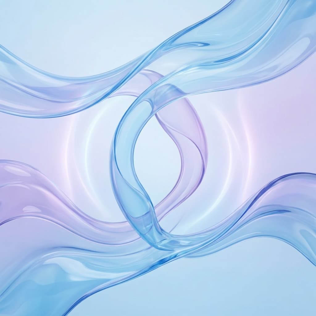 Alcohol detoxification medical support - calming abstract design representing safe medical supervision during alcohol withdrawal